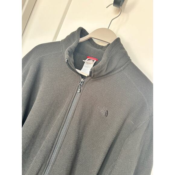 The North Face Men's Full Zip Fleece Jacket Long Sleeves Outdoor Gray Size XL - Picture 4 of 11